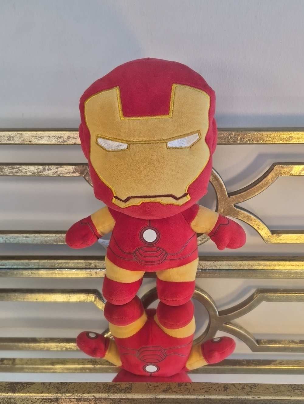Marvel Iron Man Plush-Universal Studio, 9", Red & Gold.